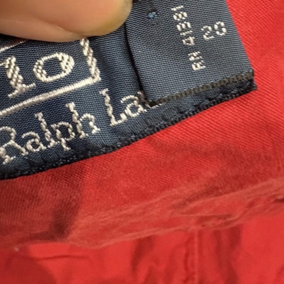 🔥$168🔥Polo Ralph Lauren Men’s Red Hooded Full Zip Cotton Poplin Jacket Size XL - Picture 15 of 16